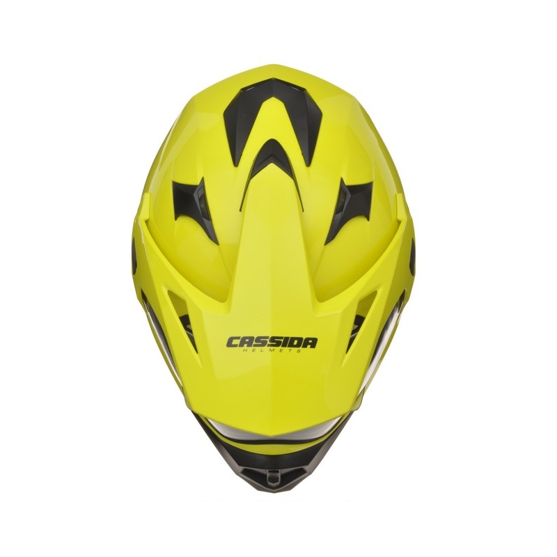 Enduro přilba na motorku Cassida Tour fluo žlutá