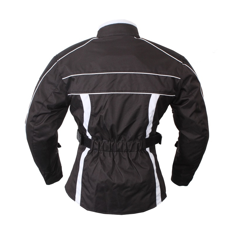 Mono de moto para mujer RSA SW-01 blanco - 2 piezas liquidación