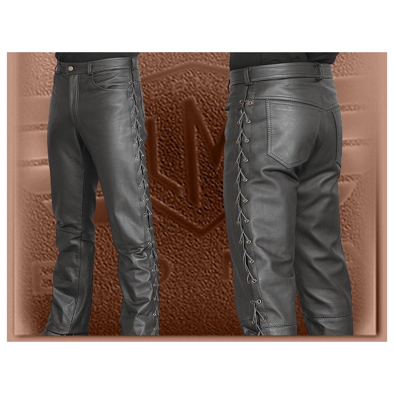 Chopper kalhoty se šněrováním po bocích