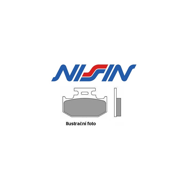 Brzdové destičky přední Nissin 2p301 ST