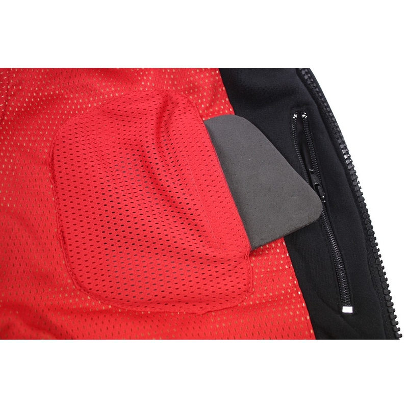 Mikina s chrániči na motorku Trilobite 761 Illenius černo-žlutá