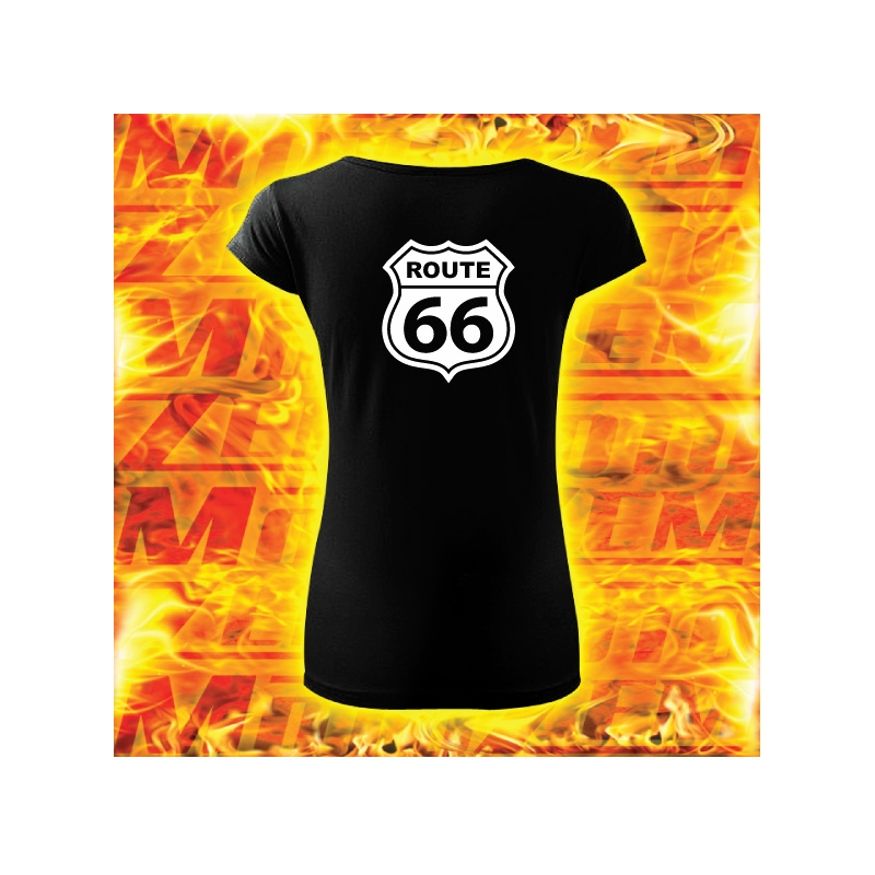 Dámské triko s motivem Route 66 výprodej