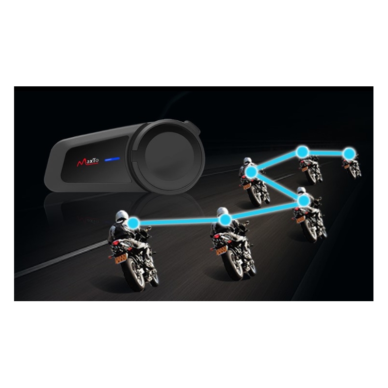 Conjunto de 2 intercomunicadores Bluetooth MaxTo M2