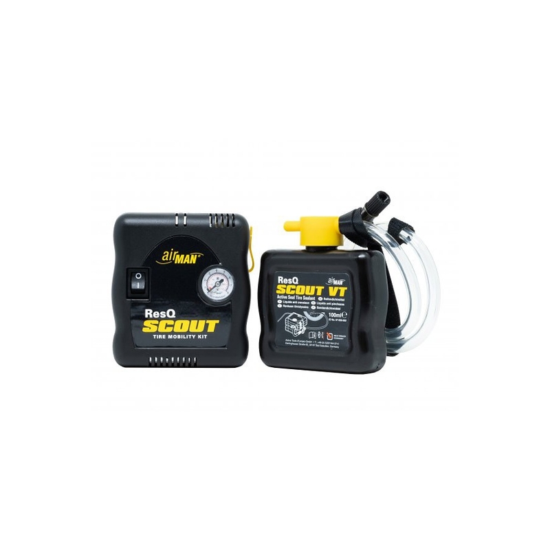 Kit de reparación automática de neumáticos airMAN ResQ Scout VT MOTO