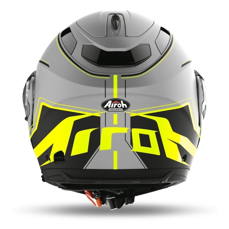 Vyklápěcí přilba Airoh Phantom S Beat šedo-černo-fluo žlutá