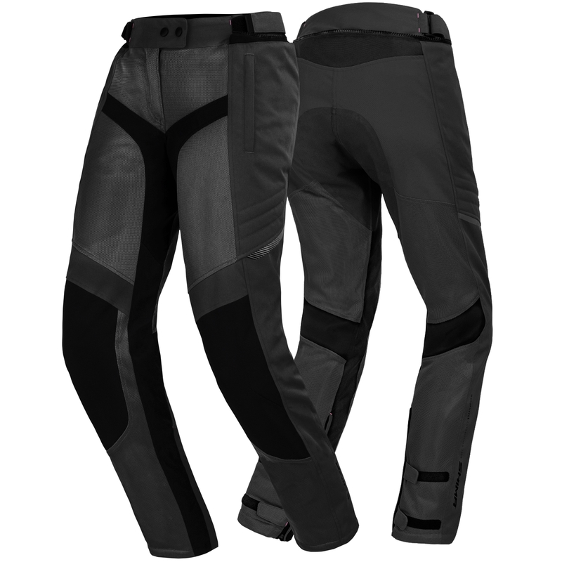 Pantalones de moto Shima Jet Black para mujer