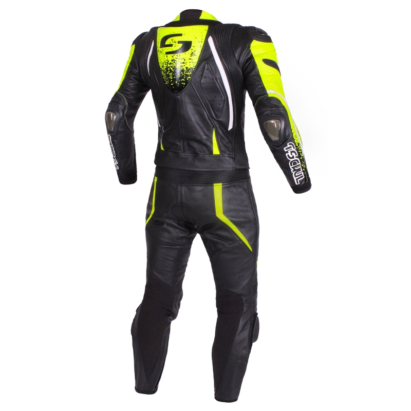 Mono de hombre Tschul 585 negro-amarillo fluo liquidación