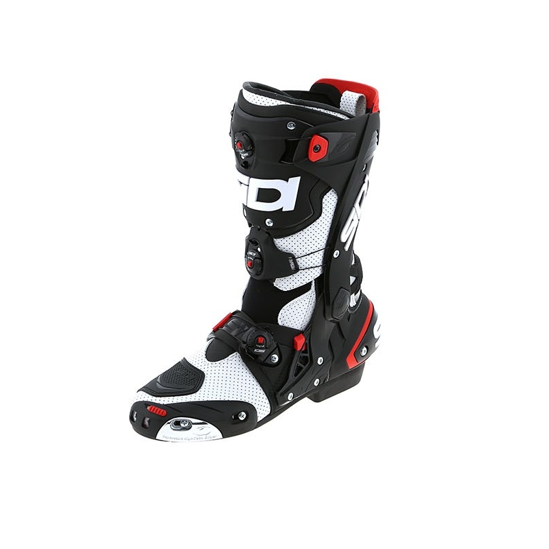 Botas de moto SIDI REX Air blanco-negro liquidación