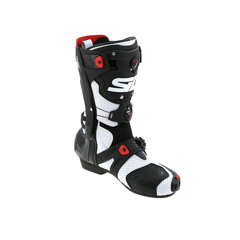 Botas de moto SIDI REX Air blanco-negro liquidación