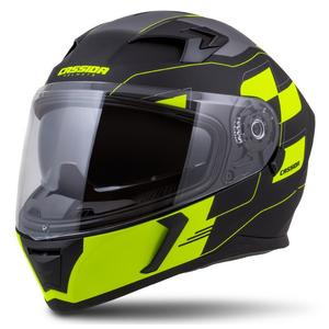 Casco integral Cassida Integral 3.0 RoxoR negro-gris-amarillo fluo