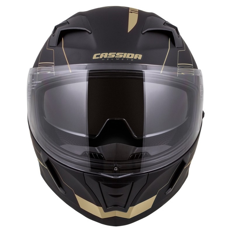 Casco integral Cassida Integral 3.0 Turbohead negro-oro