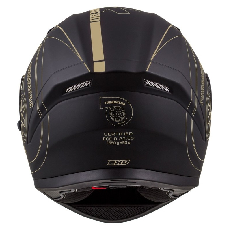 Casco integral Cassida Integral 3.0 Turbohead negro-oro