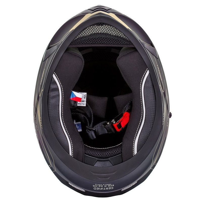 Casco integral Cassida Integral 3.0 Turbohead negro-oro