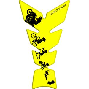 Cubierta depósito de combustible Print - Amarillo fluo lunar