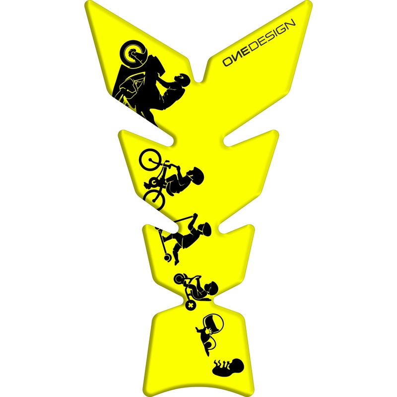 Cubierta depósito de combustible Print - Amarillo fluo lunar