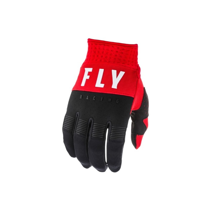 Motokrosové rukavice FLY Racing F-16 2020 černo-červeno-bílé