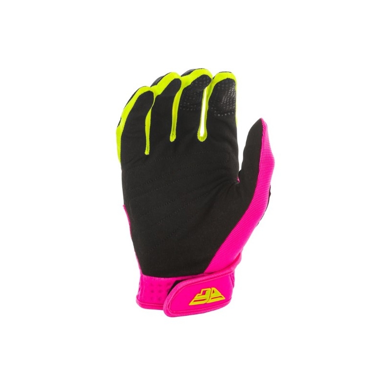 Motokrosové rukavice FLY Racing F-16 2020 černo-růžovo-fluo žluté