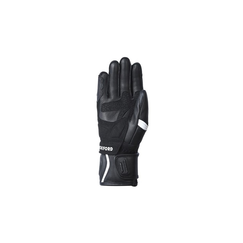 Guantes de moto Oxford RP-5 2.0 blanco y negro