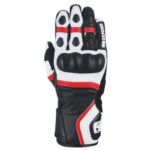 Guantes de moto Oxford RP-5 2.0 blanco-negro-rojo