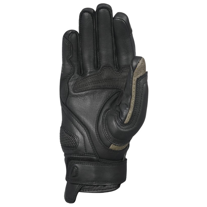 Guantes de moto Oxford Hawker marrón-negro liquidación