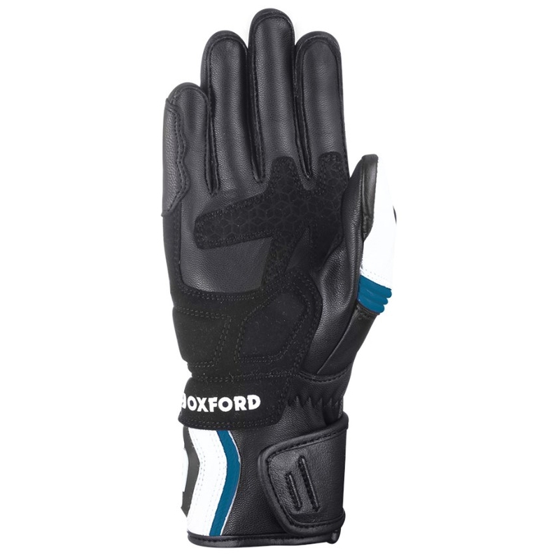 Guantes Oxford RP-5 2.0 de mujer blanco-negro-azul