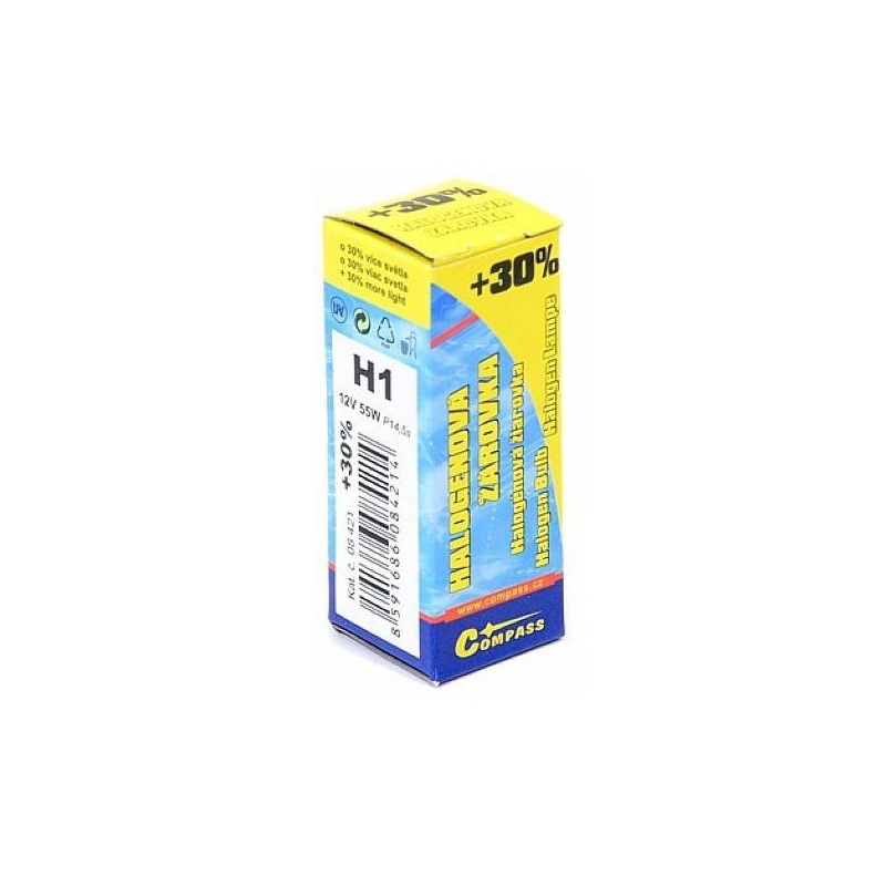 Bombilla 12V H1 55W +30%.