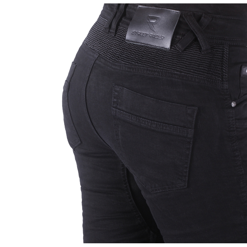 Vaqueros mujer Street Racer Stretch II Slim fit CE negro