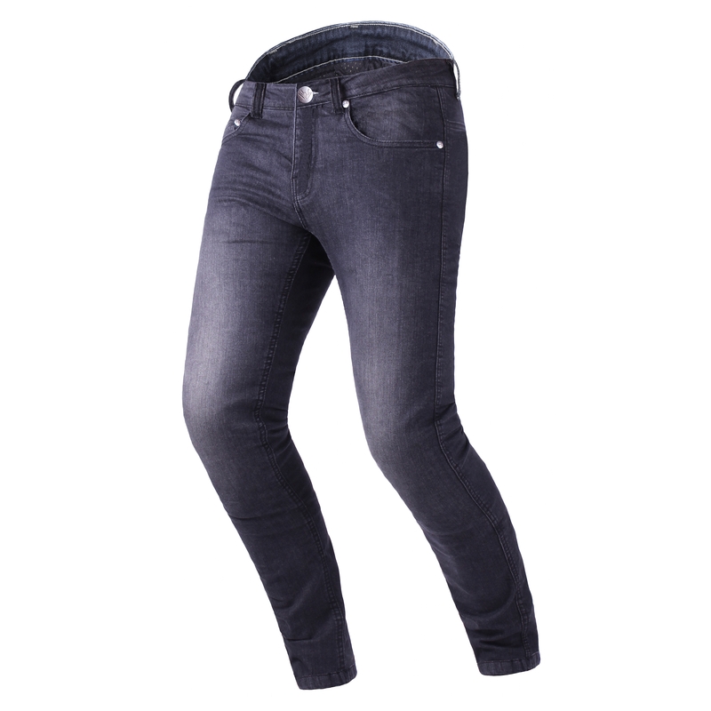 Pantalón vaquero para moto RSA Route CE ampliado negro