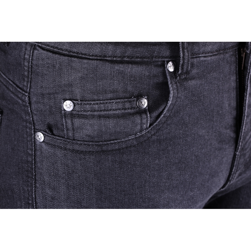 Pantalón vaquero para moto RSA Route CE ampliado negro
