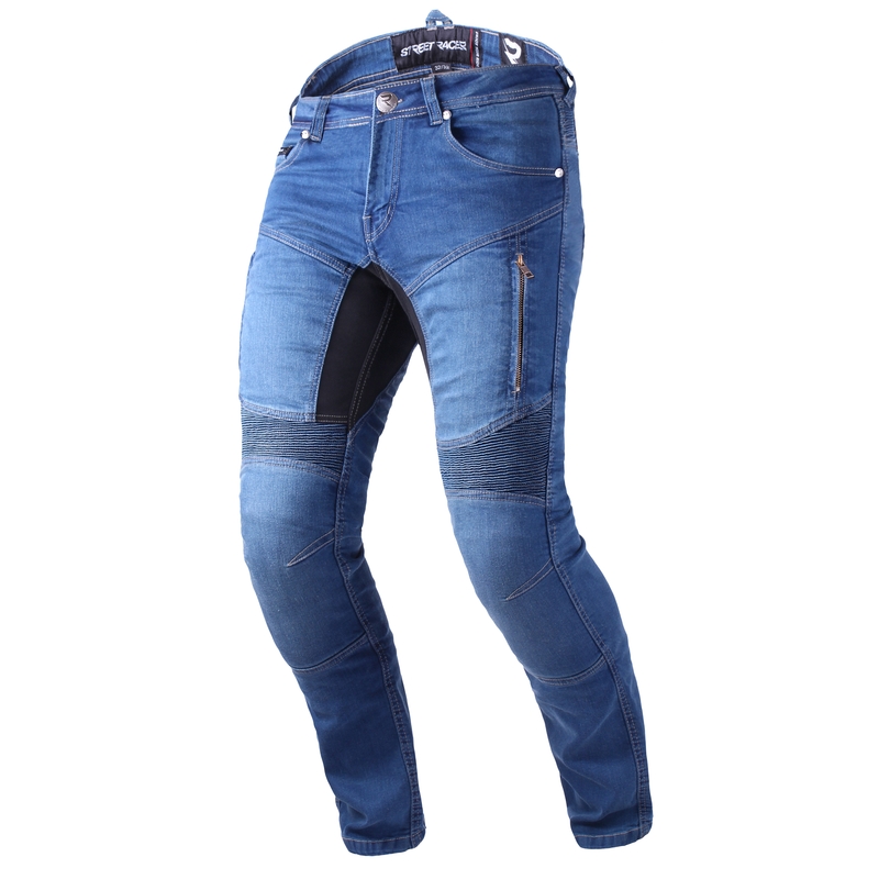 Street Racer Stretch II CE Azul Vaqueros Moto Extendidos