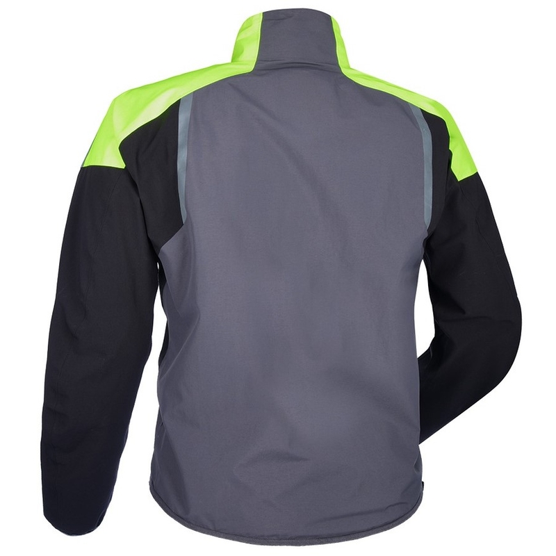 Bunda do deště Oxford Advanced Rain Seal Pro černo-šedo-fluo žlutá výprodej