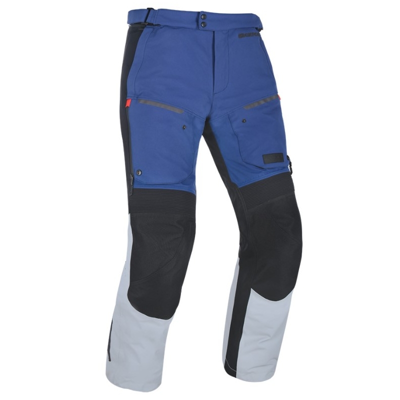 Pantalón de moto Oxford Advanced Mondial Gris, Negro y Azul liquidación