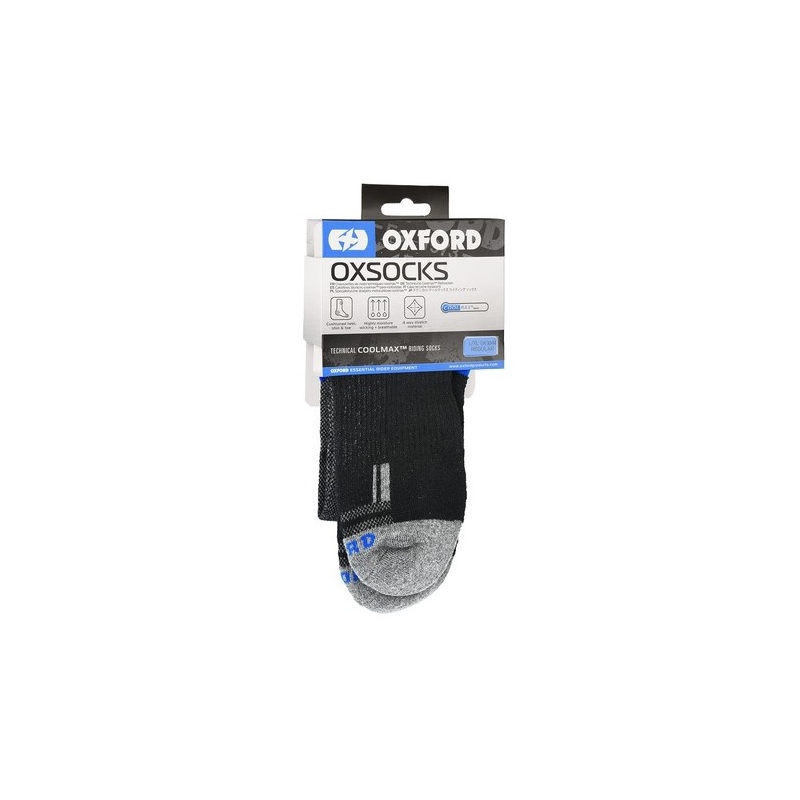Calcetines Oxford COOLMAX® gris-negro-azul