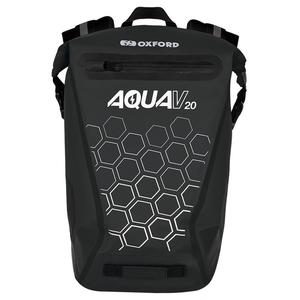 Mochila impermeable Oxford AQUA V20 negro 20 l