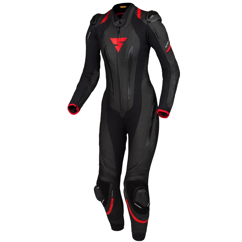 Mono de mujer Shima Miura RS negro-rojo