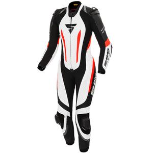 Mono de mujer Shima Miura RS blanco-negro-rojo fluo