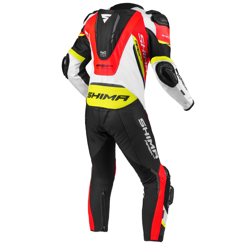 Mono de una pieza Shima Apex RS negro-blanco-rojo-amarillo fluo liquidación