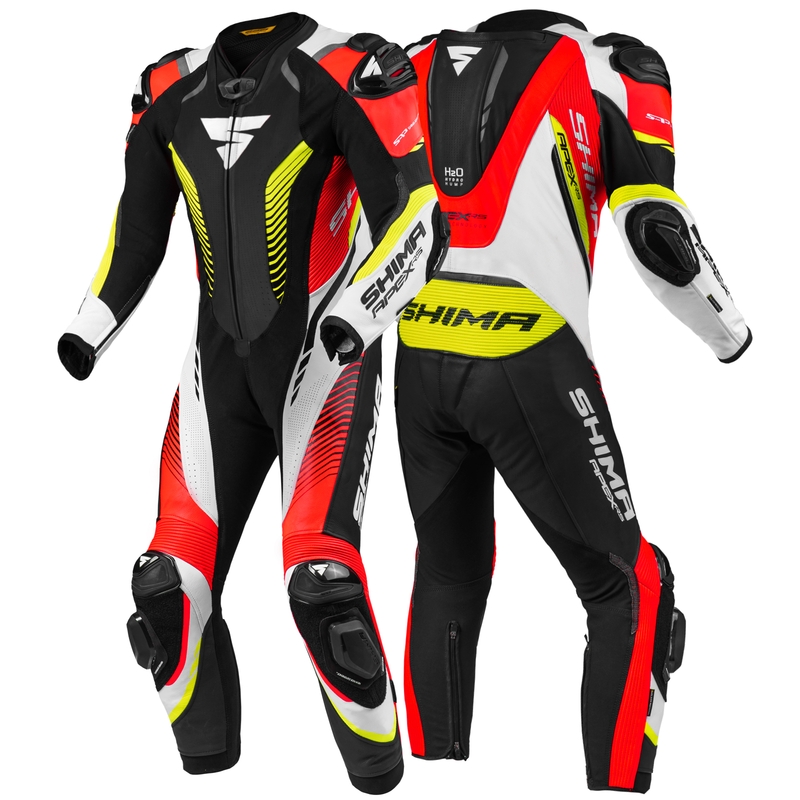 Mono de una pieza Shima Apex RS negro-blanco-rojo-amarillo fluo liquidación