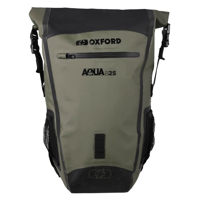 Mochila impermeable Oxford Aqua B25 Negro Caqui Verde 25 L