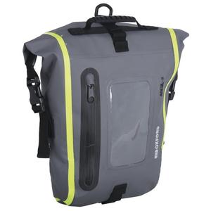 Riñonera para moto Oxford Aqua M8 negro-gris-amarillo fluo