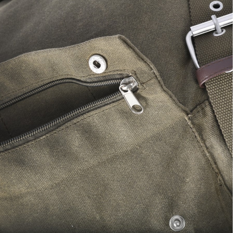 Alforjas laterales Oxford Heritage verde caqui 40l para moto