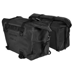 Oxford AQUA P32 negro 16 l alforjas laterales moto