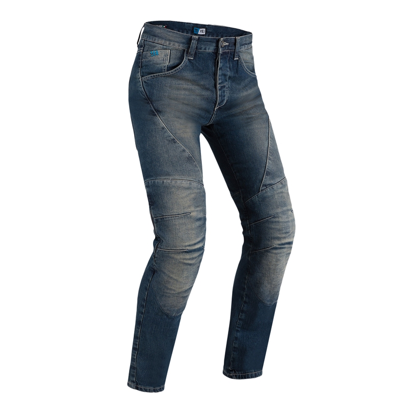 PMJ Dallas blue motorcycle jeans liquidación
