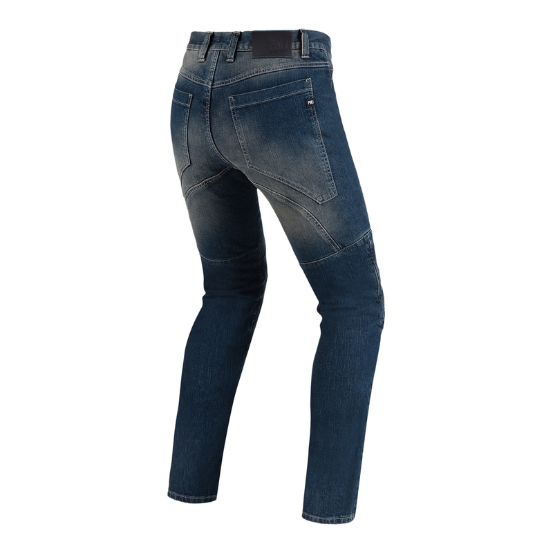 PMJ Dallas blue motorcycle jeans liquidación