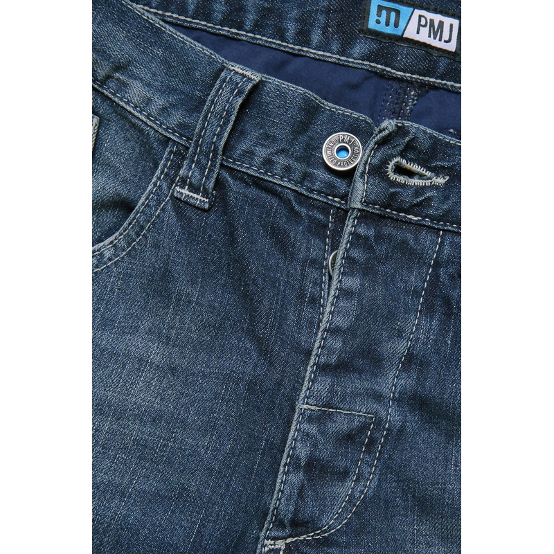 PMJ Dallas blue motorcycle jeans liquidación