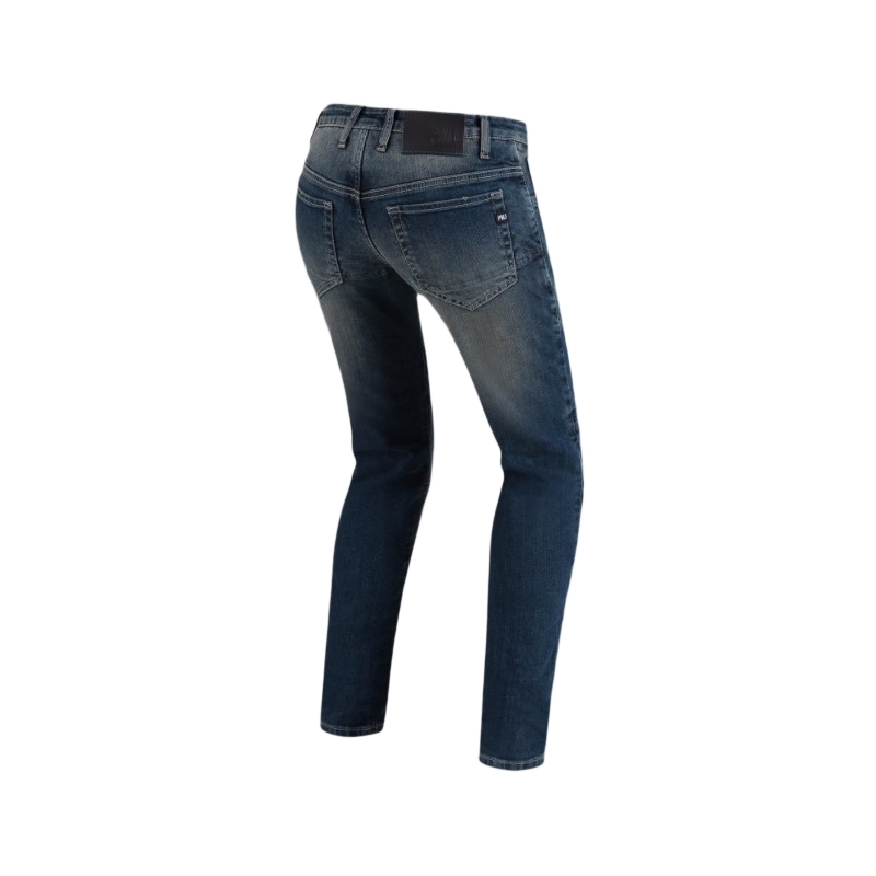 Vaqueros de moto para mujer PMJ Florida azul liquidación