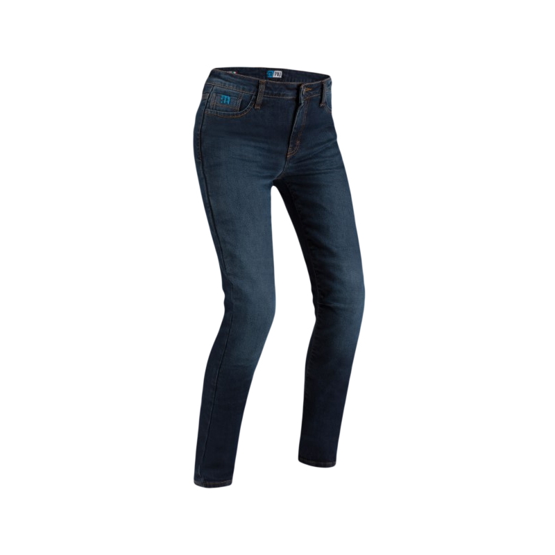 Vaqueros PMJ Caferacer Legend Azul Oscuro para mujer liquidación