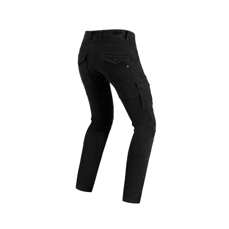 PMJ Santiago motorcycle jeans negro liquidación