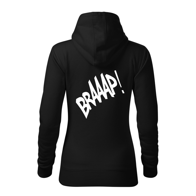 Sudadera de mujer SUPERMOTO negra liquidación