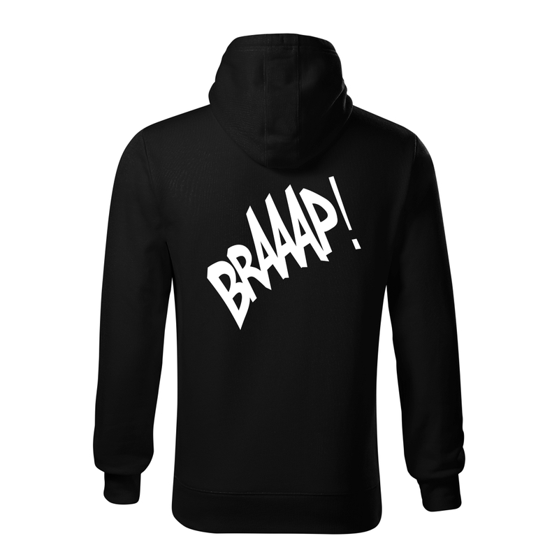 Sudadera con capucha para hombre SUPERMOTO negra